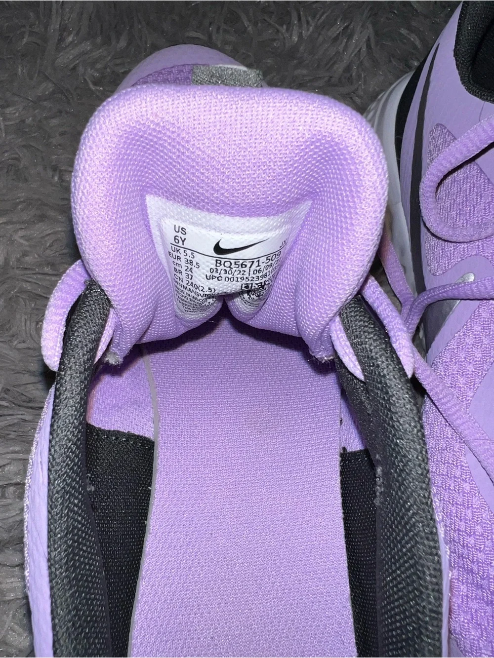 Nike Revolution 5 GS - Lilac - Picture 6 of 8